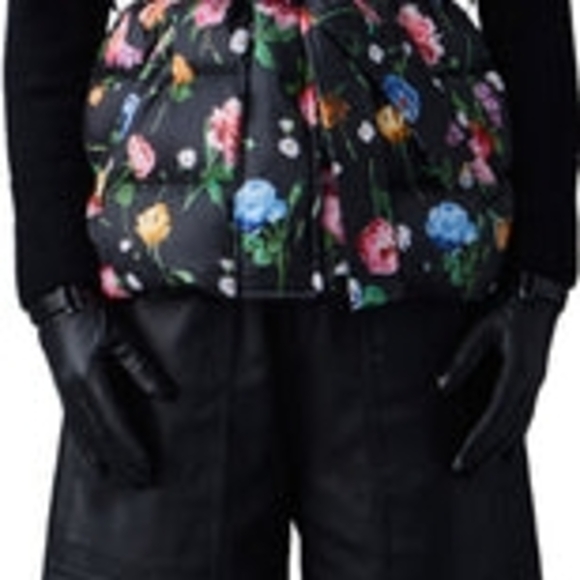 Mackage Zerina Down Floral Print Vest with Belt - Picture 4 of 9